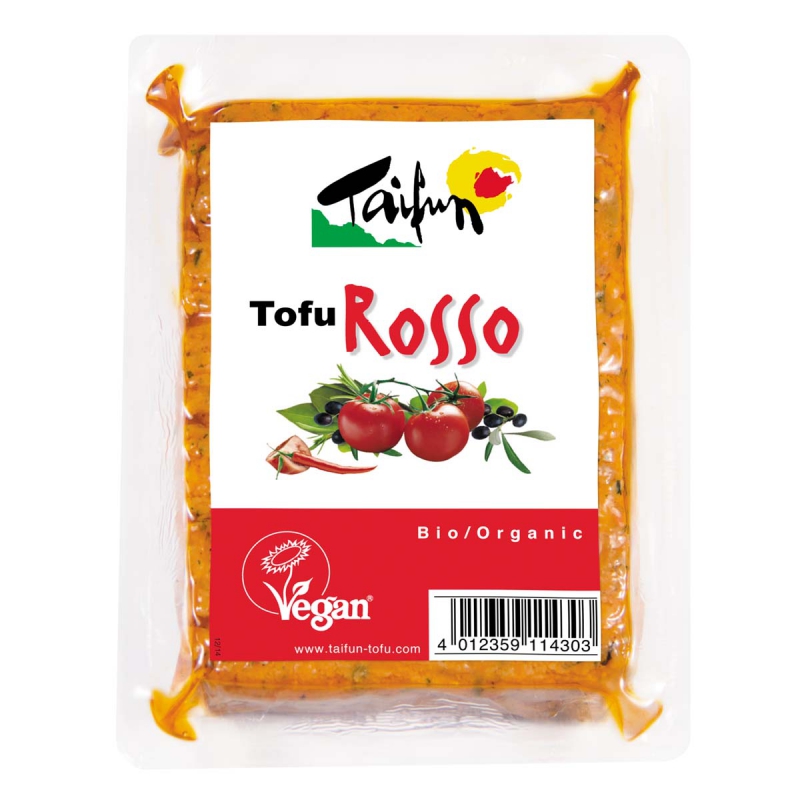 Tofu rosso vegan