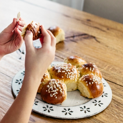 Vegan driekoningenbroodjes