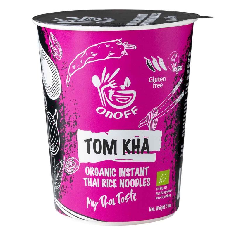 Noodle soup tom kha
