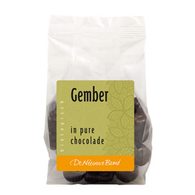 Gember gekonfijt choco puur DE NIEUWE BAND