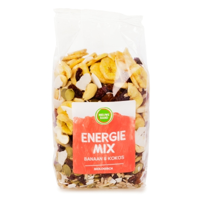 Energiemix banaan kokos DE NIEUWE BAND