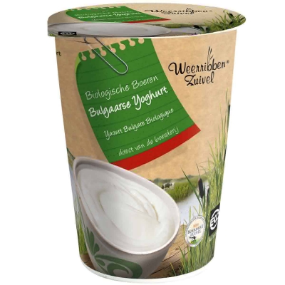 Bulgaarse yoghurt WEERRIBBEN
