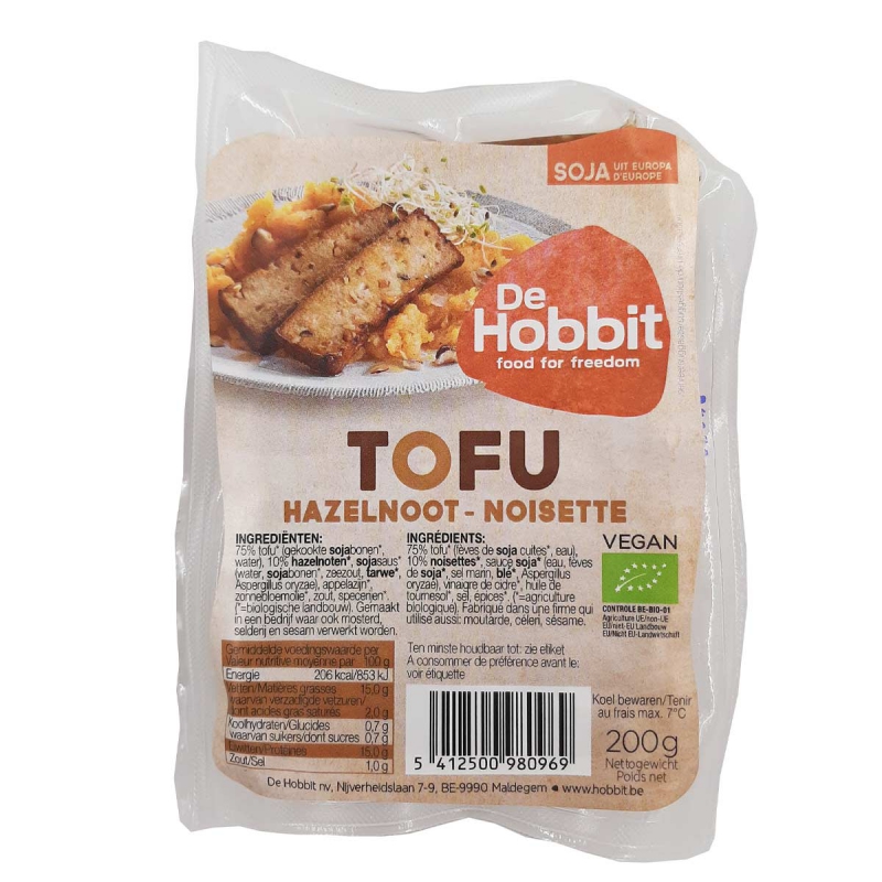 Tofu met hazelnoten