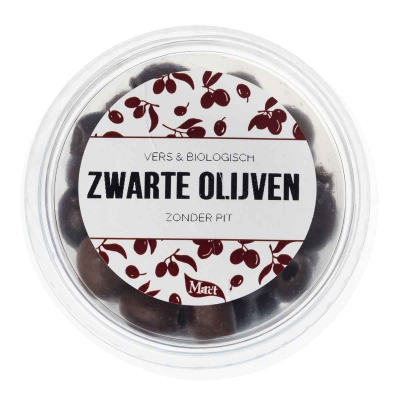 Olijven zwart zonder pit MARCT