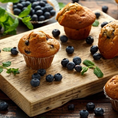 Blueberry muffins