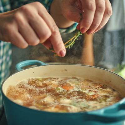 Bouillon van een broederhaantje 