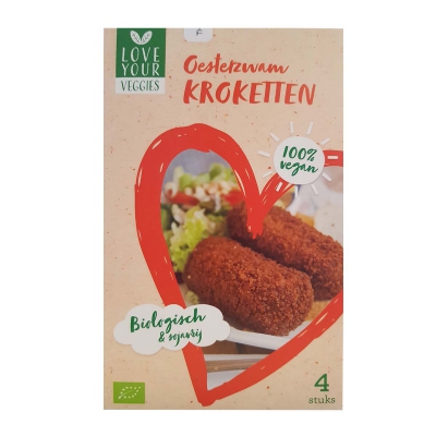 Kroketten oesterzwam LOVE YOUR VEGGIES