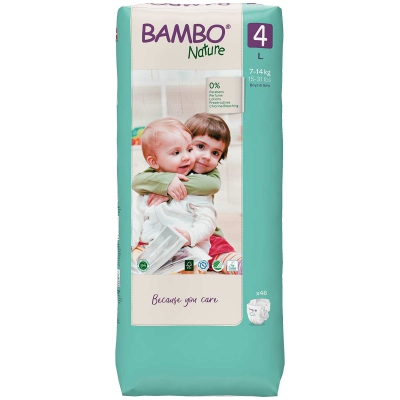 Luiers maat l - 4 (tall-pack) BAMBO