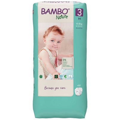 Luiers maat m - 3 (tall pack) BAMBO