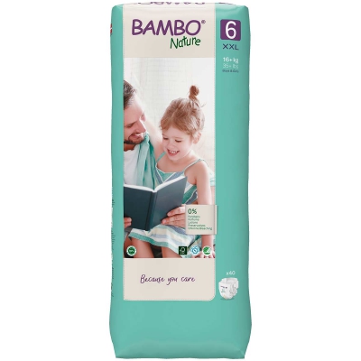 Luiers maat xxl - 6 (tall pack) BAMBO