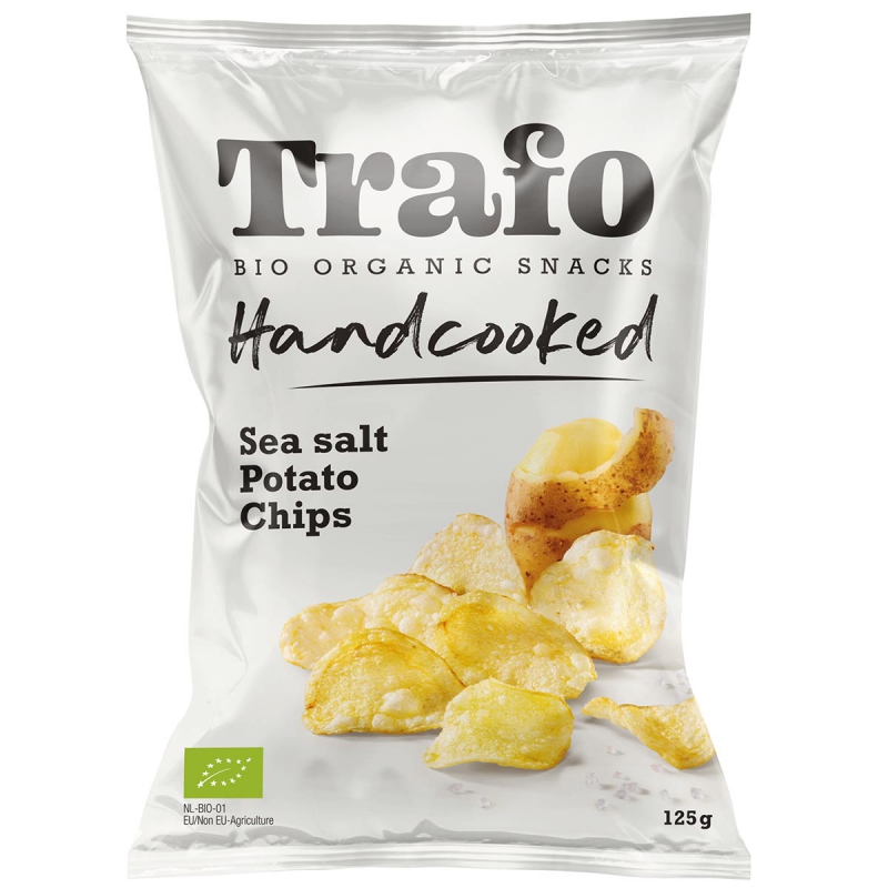 Handcooked chips gezouten