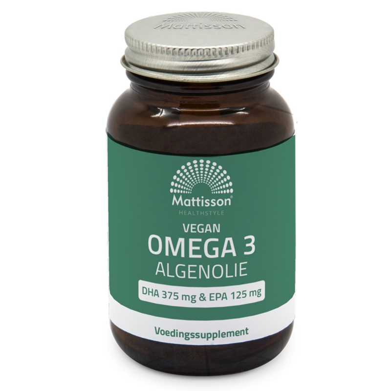 Omega 3 algenolie vegan