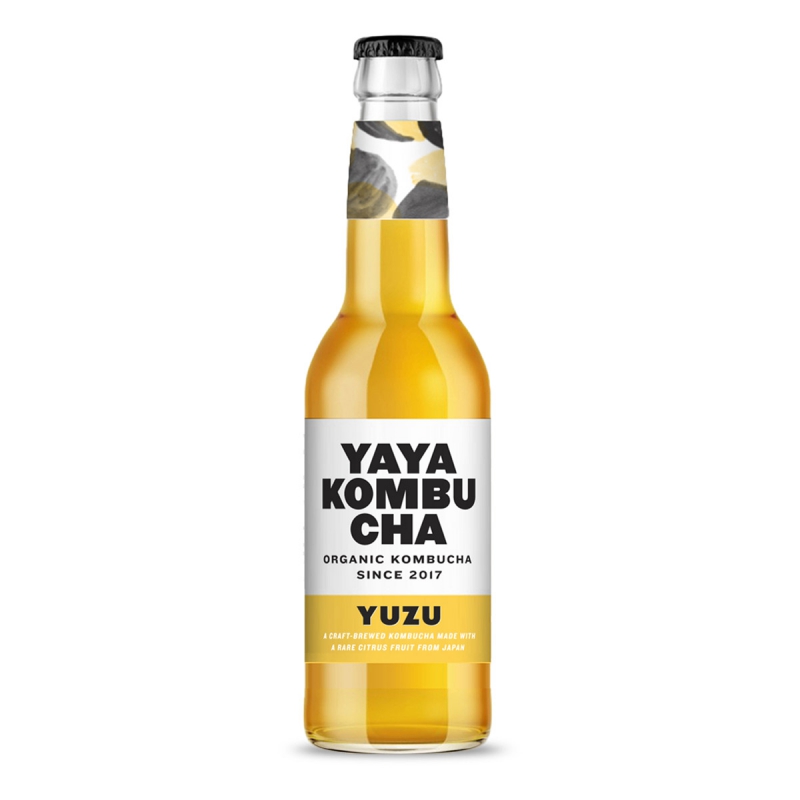 Kombucha yuzu fles