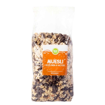 Muesli rozijnen en noten NIEUWE BAND