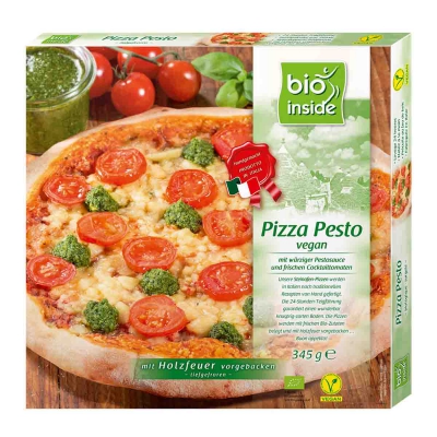 Pizza pesto vegan diepvries BIO INSIDE