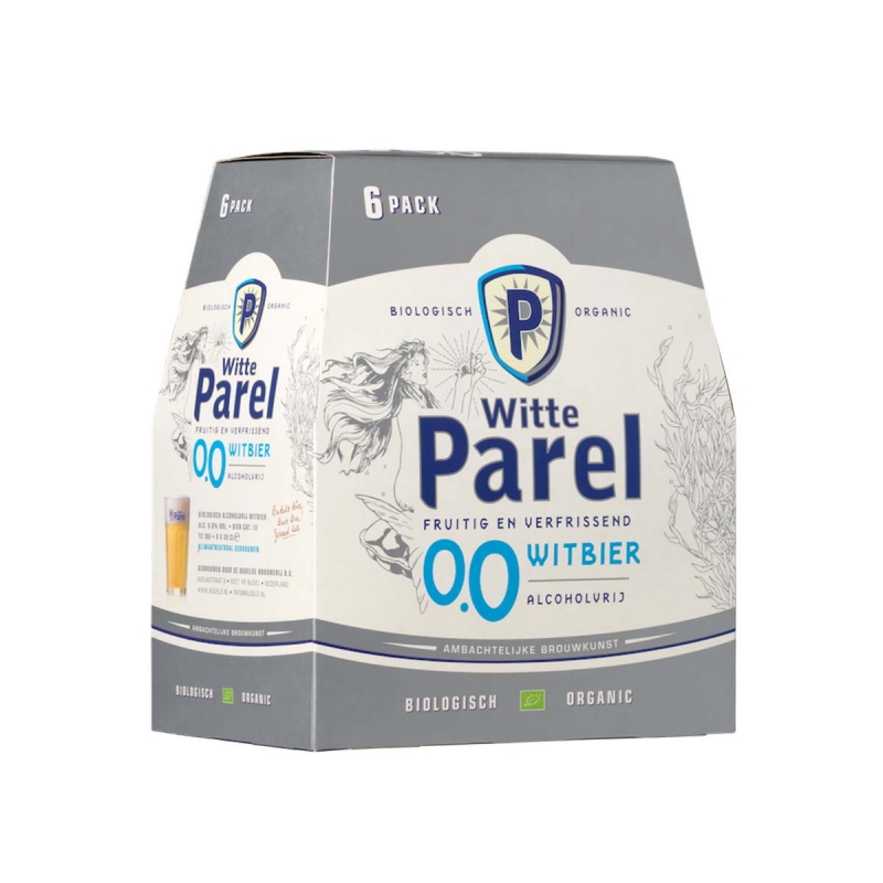 Witte parel 0,0% witbier 6-pack
