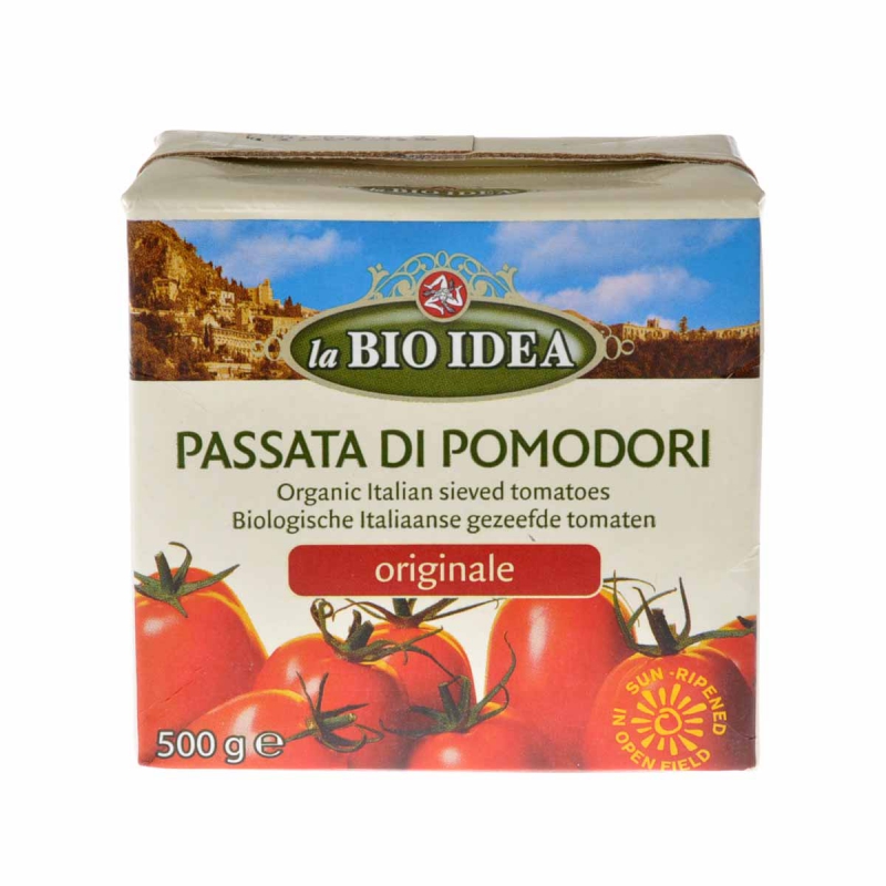 Passata gezeefde tomaten