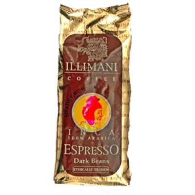 Inca espresso koffie bonen ILLIMANI