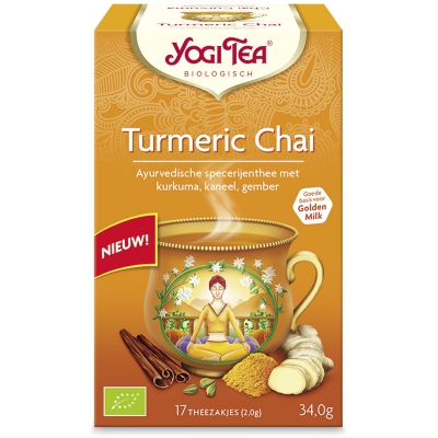 Turmeric chai tea YOGI TEA