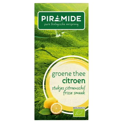 Groene thee citroen PIRAMIDE
