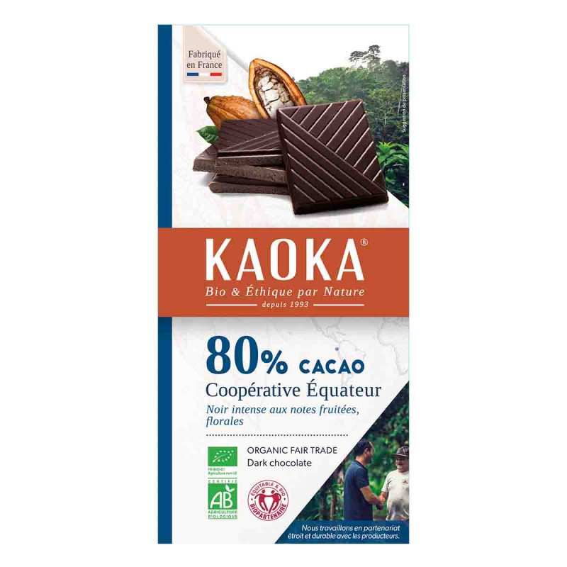 Chocolade puur ecuador 80%