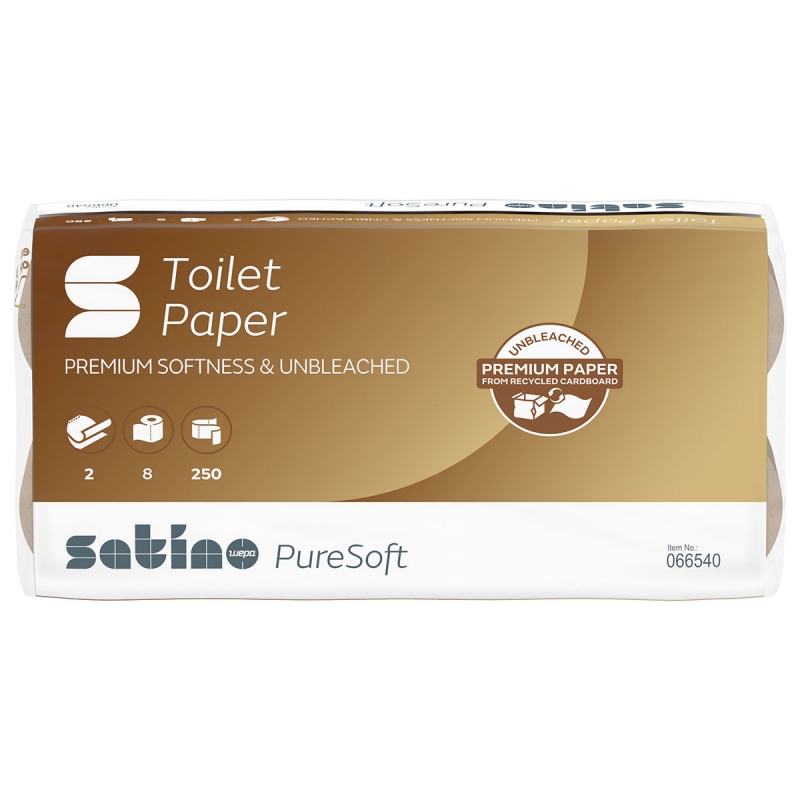 Toiletpapier 2lg 250vl 8x puresoft