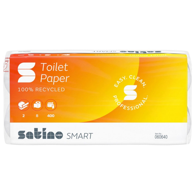 Toiletpapier 2lg 400vl 8x smart