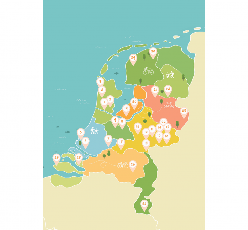 Tour de Bio: bezoek de leukste bio hotspots van Nederland