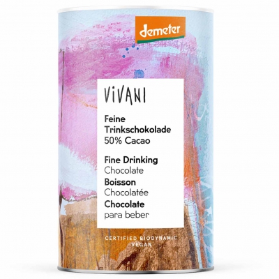 Drink-chocolade poeder 50% VIVANI