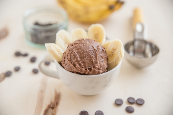 Chocolade-banaanijs