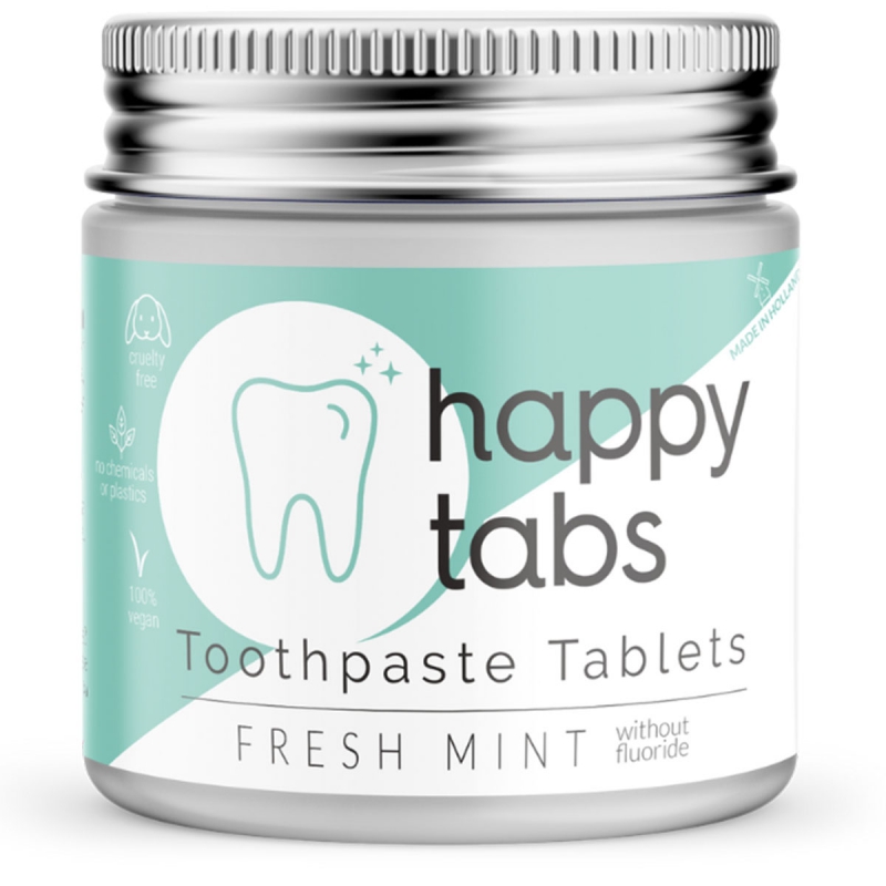 Tandpasta tabletten fresh mint fluoridevrij