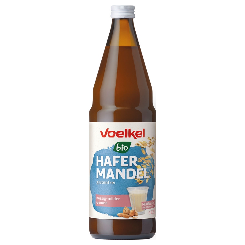 Haverdrink amandel glas