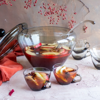 Warme cranberry-appelpunch