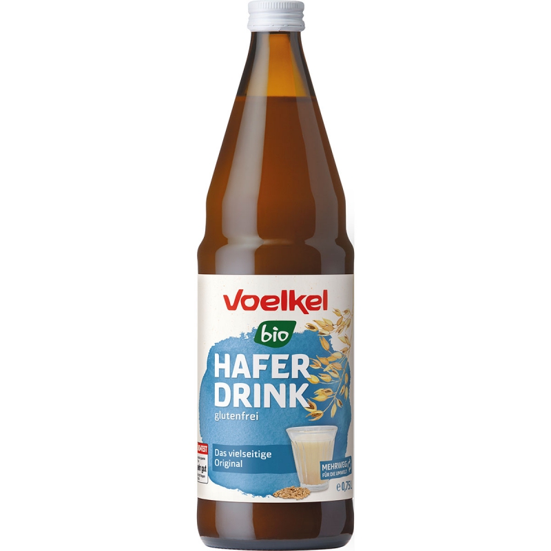 Haverdrink glas glutenvrij