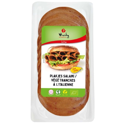 Plakjes salami vegan WHEATY