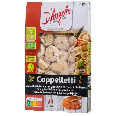 Cappelletti pikante linzen spelt D'ANGELO PASTA