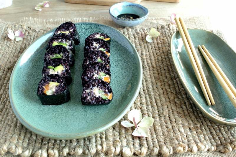 Vegan sushi met 2 vullingen