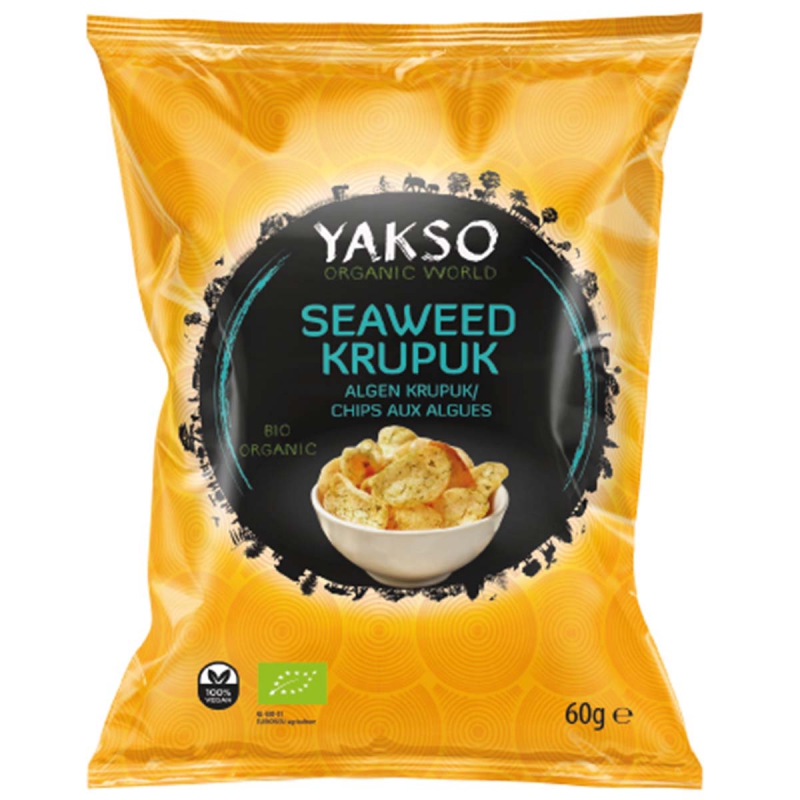 Krupuk wakame vegan