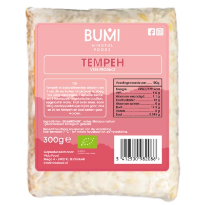 Tempeh naturel BUMI