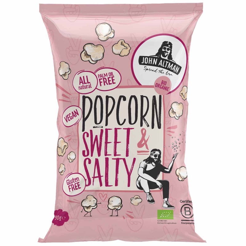 Popcorn sweet and salty