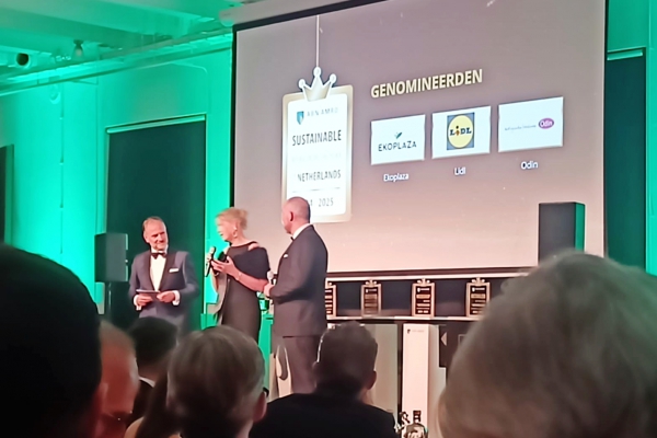 Odin bij Sustainable Retailer of the Year-award