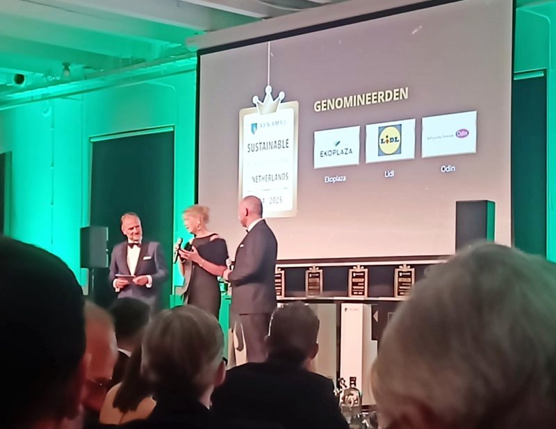 Odin bij Sustainable Retailer of the Year-award