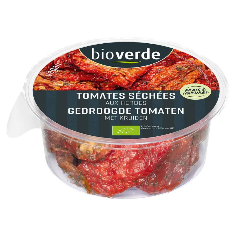 Zongedroogde tomaten + kruiden