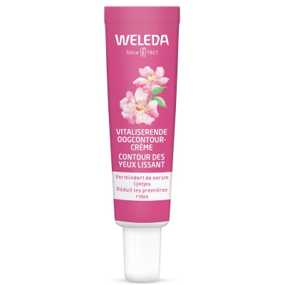 Wilde rozen witte thee oogcontourcreme vitaliserend WELEDA