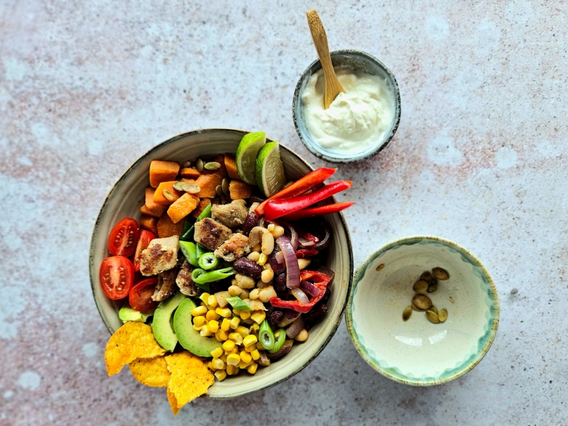 TexMex poké bowl