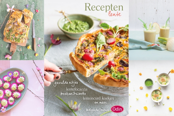 Recepten boekje Odin lente quiche radijs voorjaar boodschappen