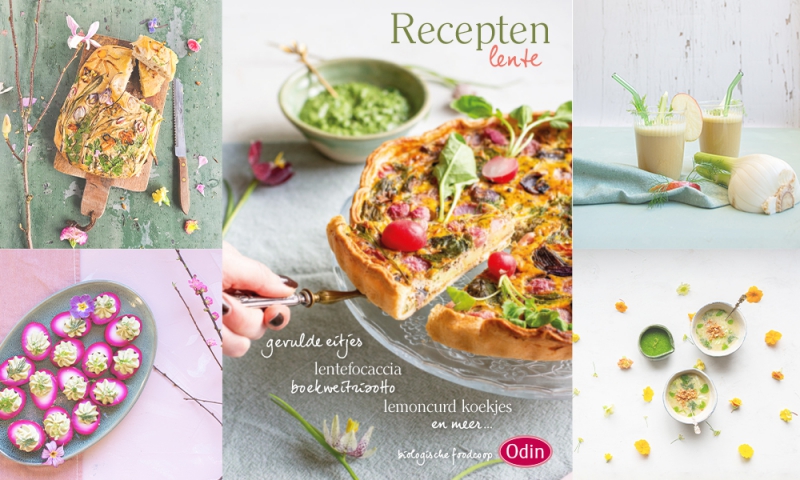 Recepten boekje Odin lente quiche radijs voorjaar boodschappen