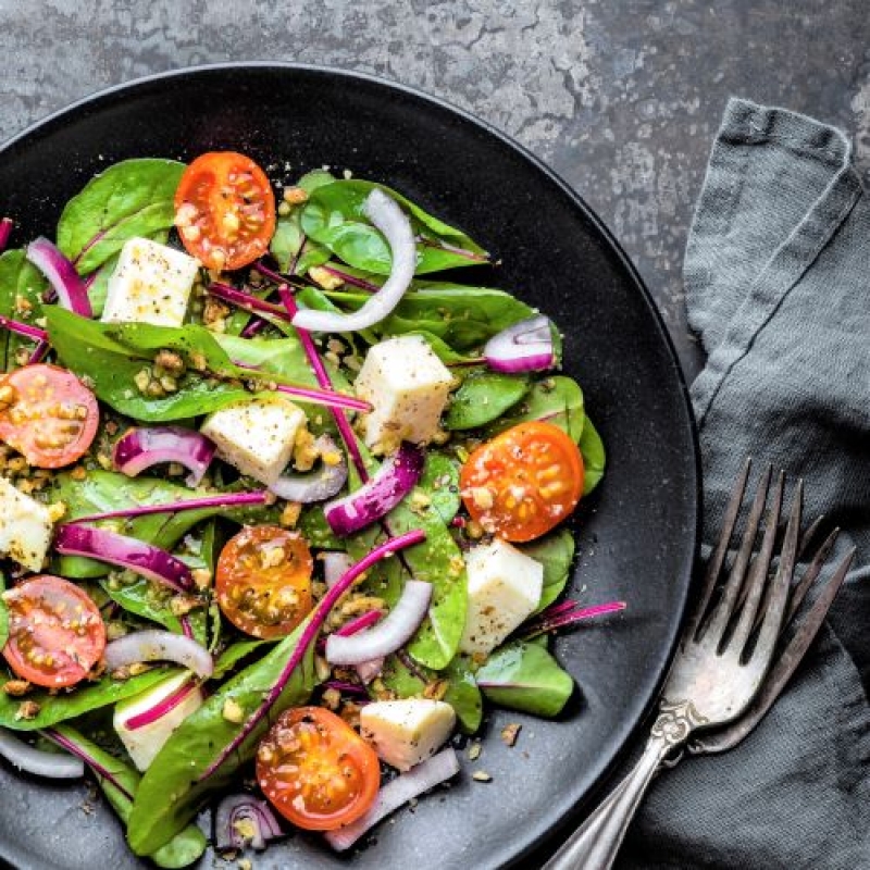 Salade met grie van Hansketien