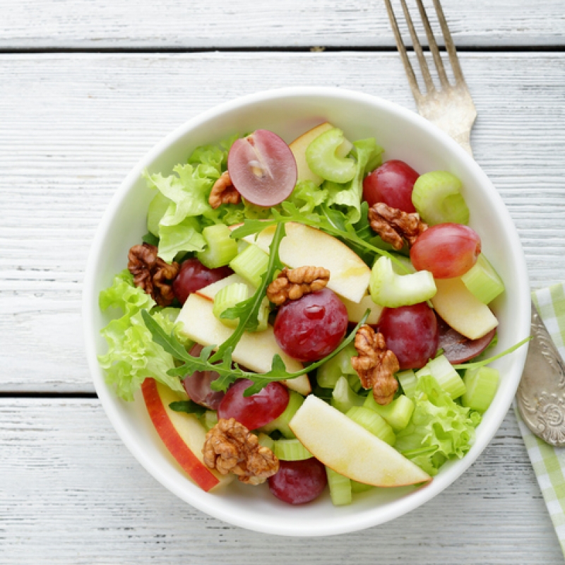 Recept voor biologische waldorfsalade van Odin