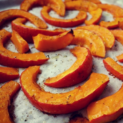 Geroosterde pompoen uit de oven